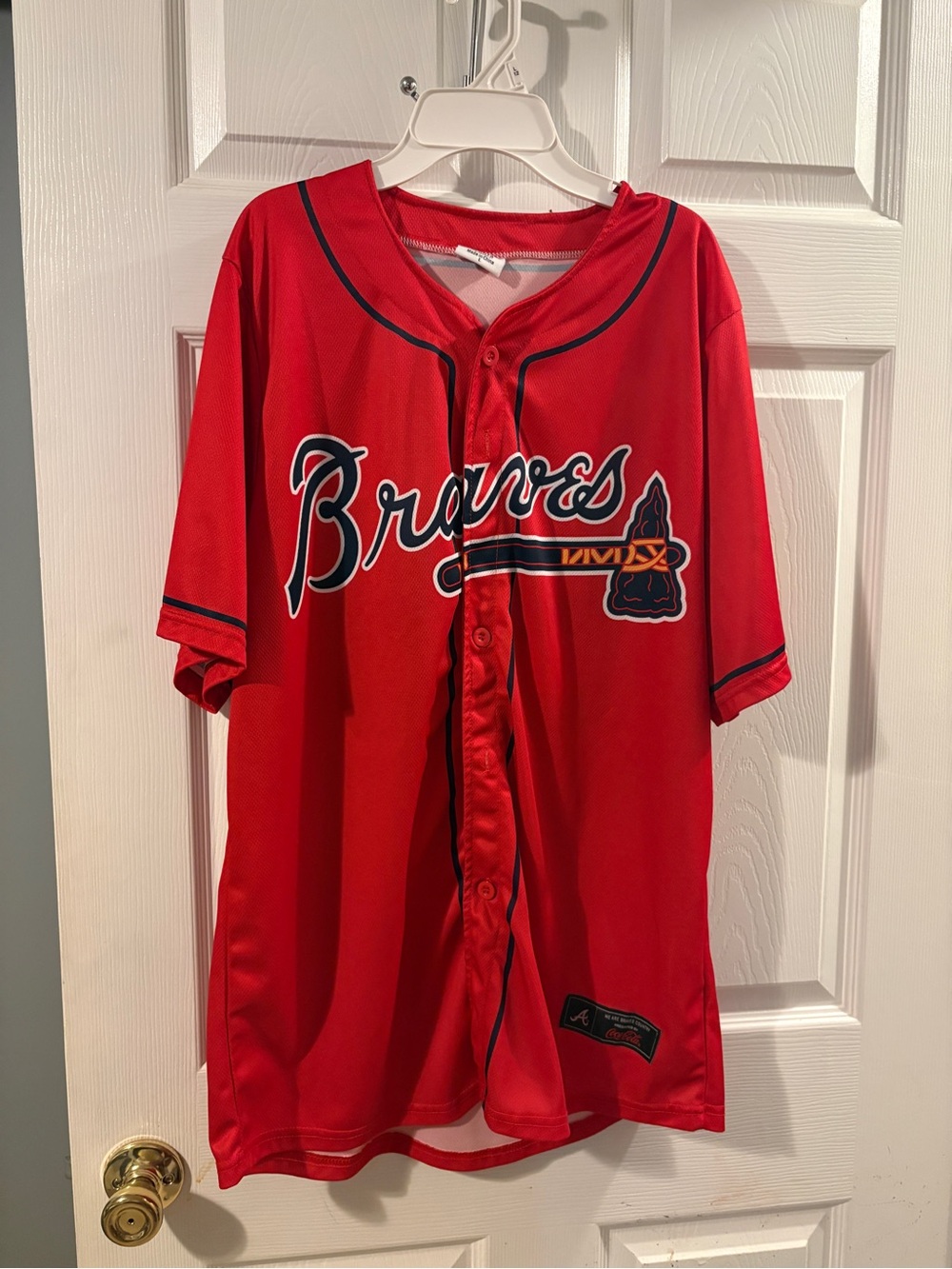 Atlanta Braves Red Men’s Spencer Strider Baseball Jersey Giveaway